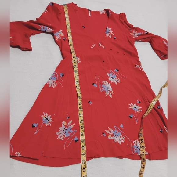Free People Time on your side wrap dress Size M - Picture 10 of 13